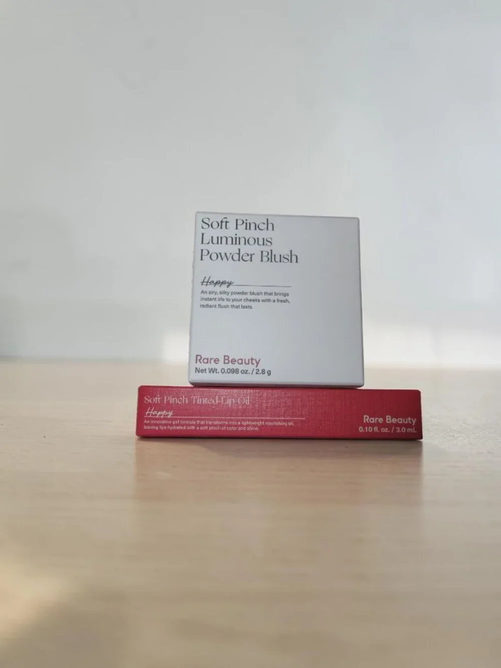 Rare Beauty:  Soft Pinch Luminous Powder Blush & Tinted Lip Oil Stain, NIB